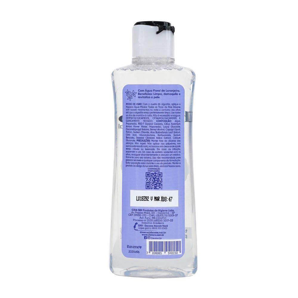 Água Micelar Higiporo Davene 130ml