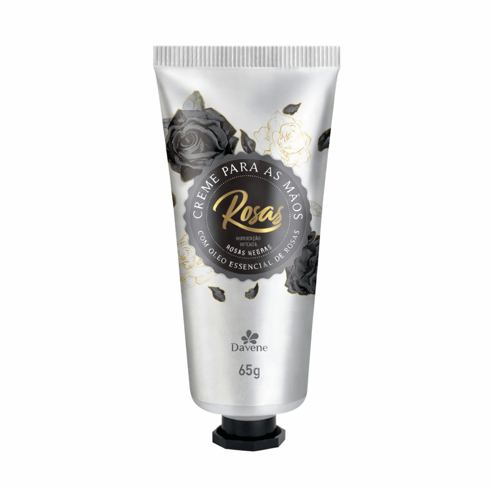Creme Hidratante Para Mãos Rosas Negras Davene 65g