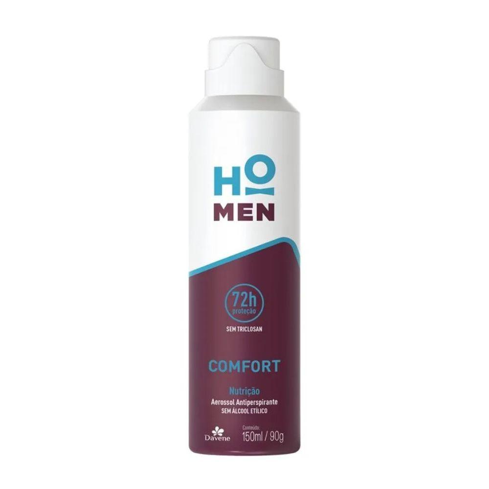 Desodorante Antiperspirante Aerossol Ho Men Comfort Davene 150ml