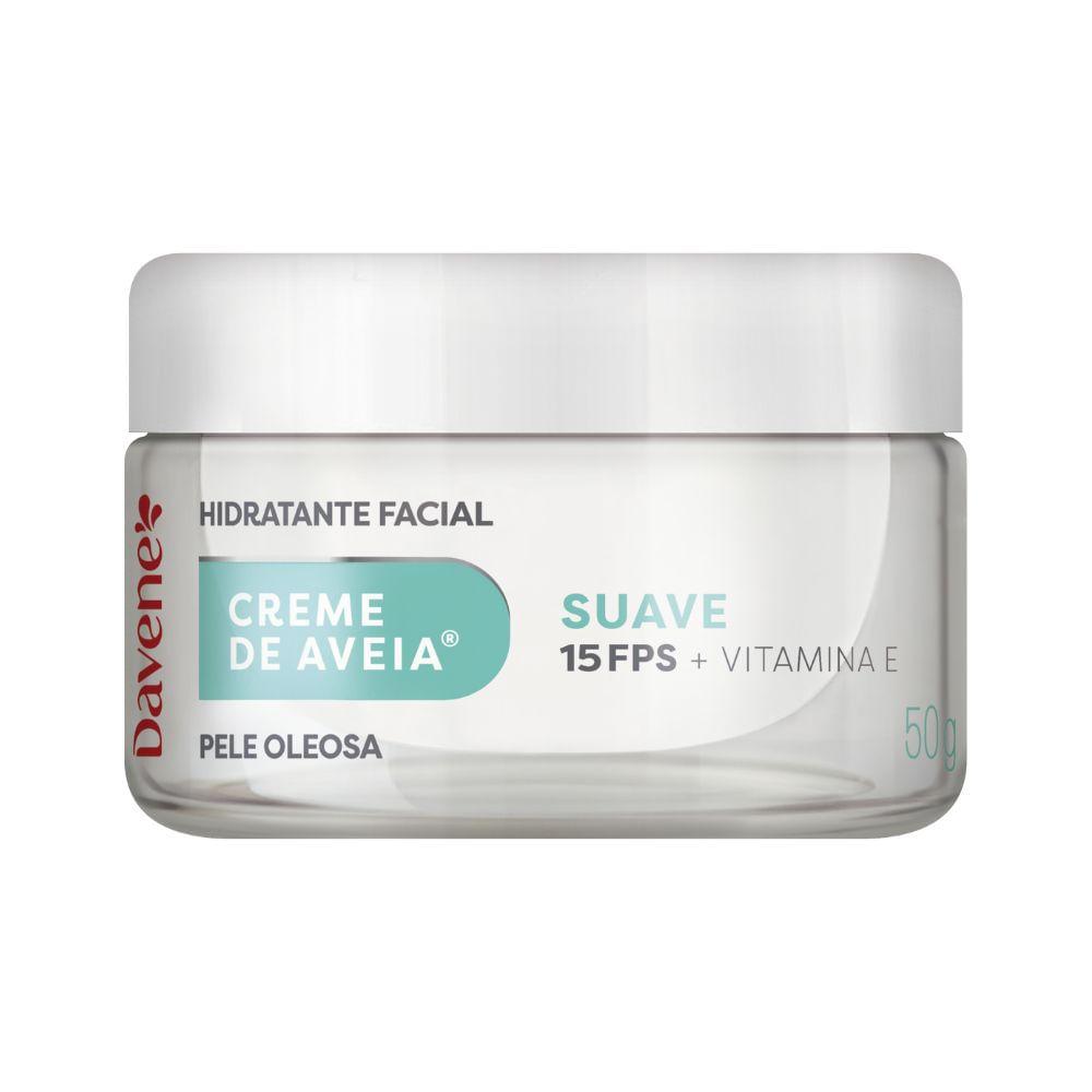 Creme Hidratante Facial de Aveia Suave Davene 50g