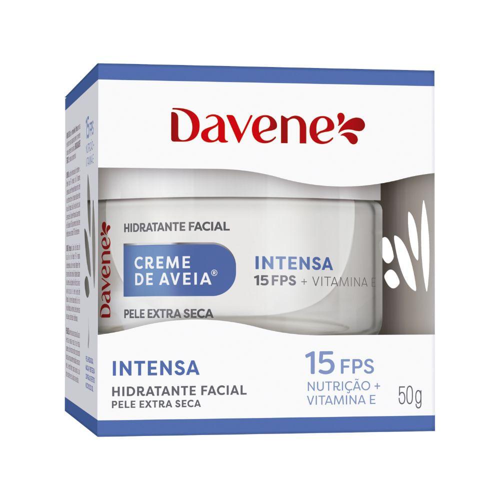 Creme Hidratante Facial de Aveia Intensa Davene 50g