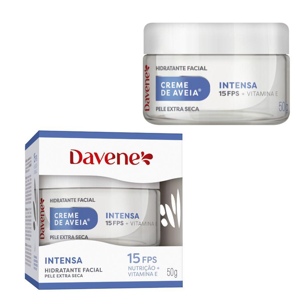 Creme Hidratante Facial de Aveia Intensa Davene 50g