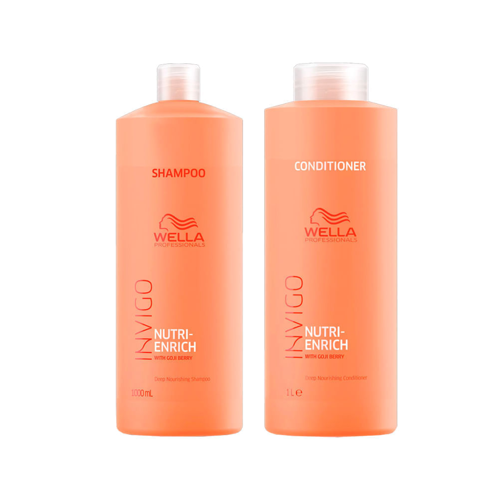 Kit Shampoo + Condicionador Wella Professionals Invigo Nutri Enrich 1000ml