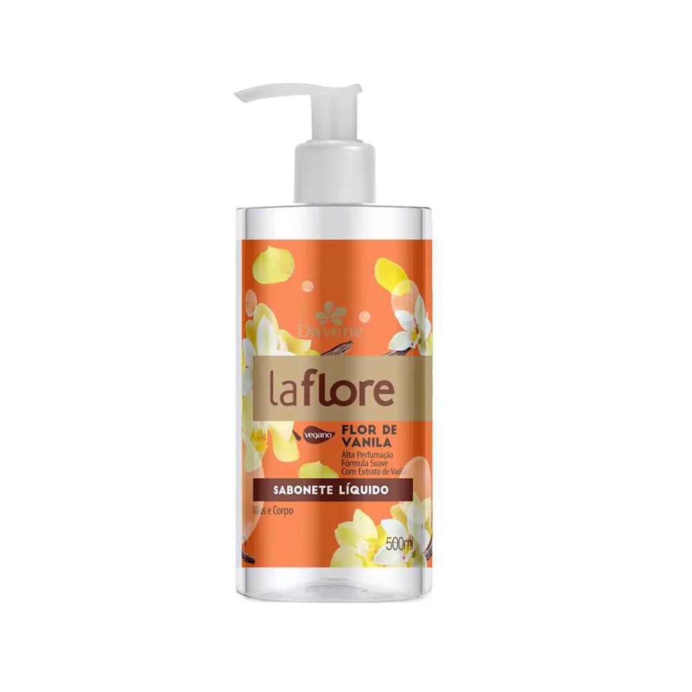 Sabonete Líquido La Flore Flor De Baunilha Davene 500ml