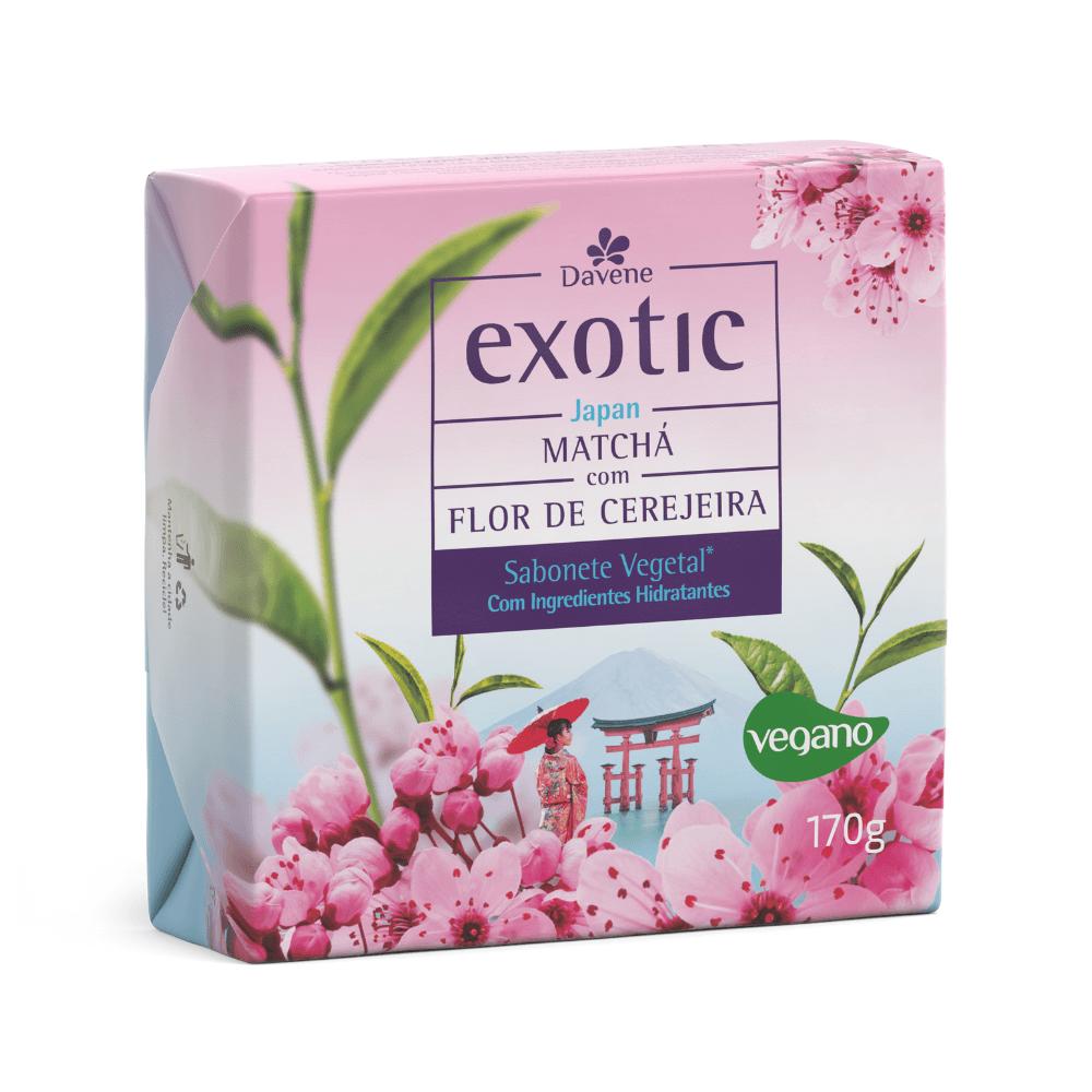 Sabonete Vegetal Em Barra Hidratante Exotic Japan Davene 170g