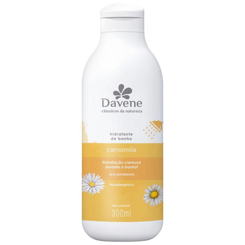 Hidratante De Banho Clássicos Da Natureza Camomila Davene 300ml