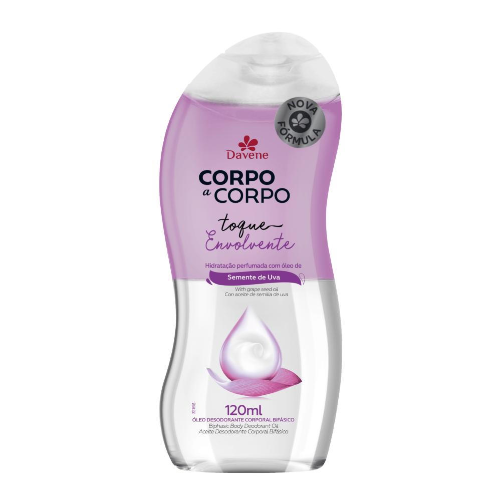 Óleo Desodorante Corporal Corpo a Corpo Envolvente Davene 120ml