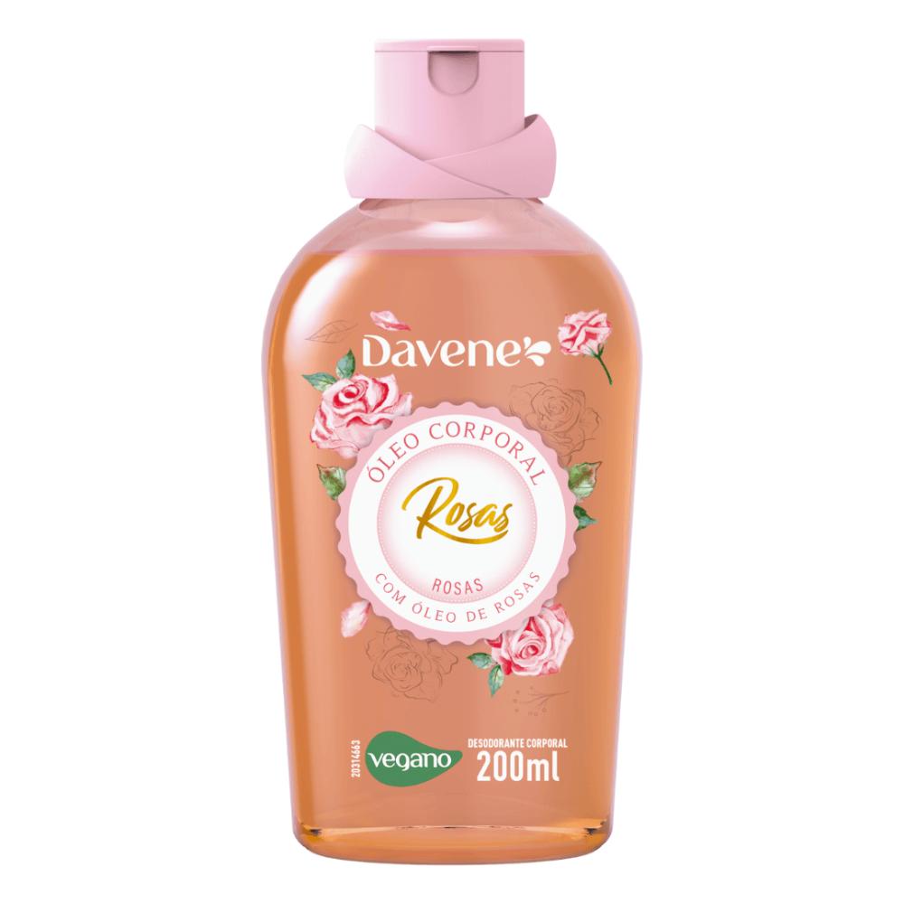Óleo Corporal Rosas Rosa Davene 200ml