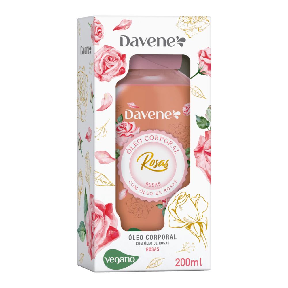 Óleo Corporal Rosas Rosa Davene 200ml