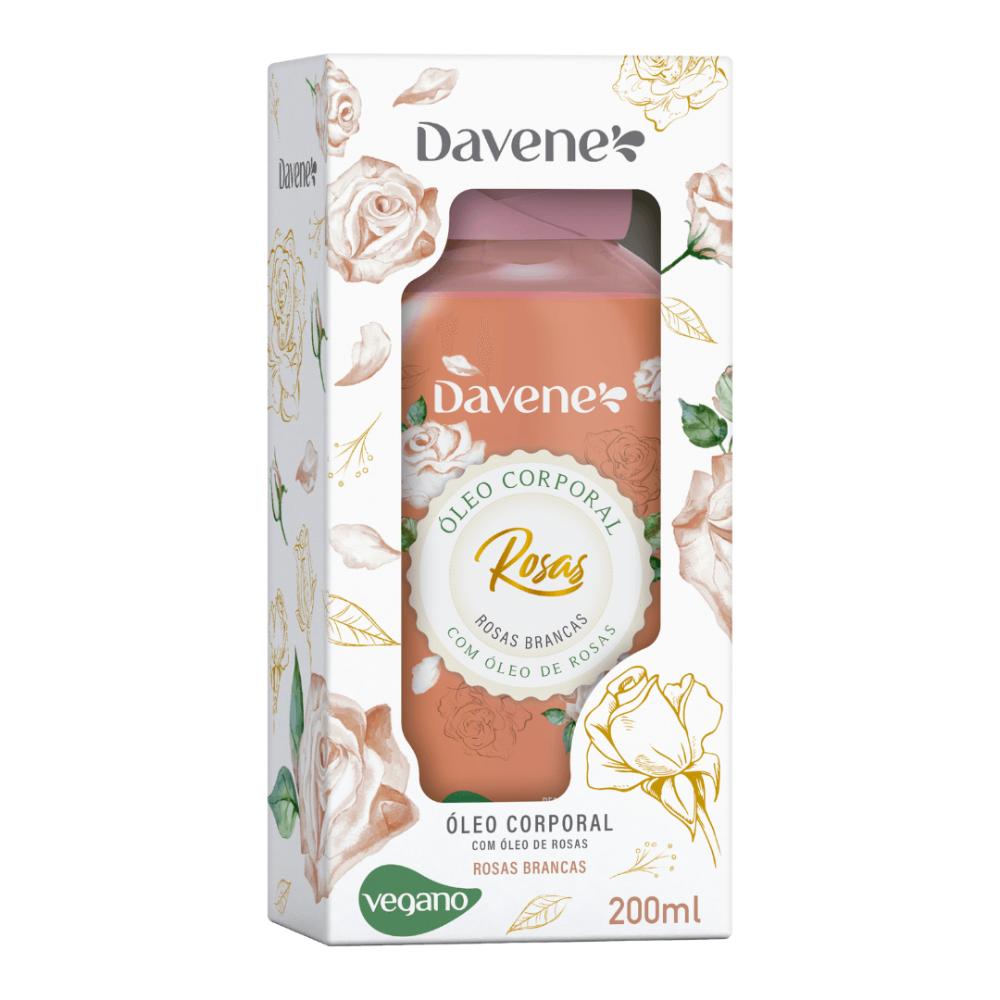 Óleo Corporal Velvet Rosas Brancas Davene 200ml