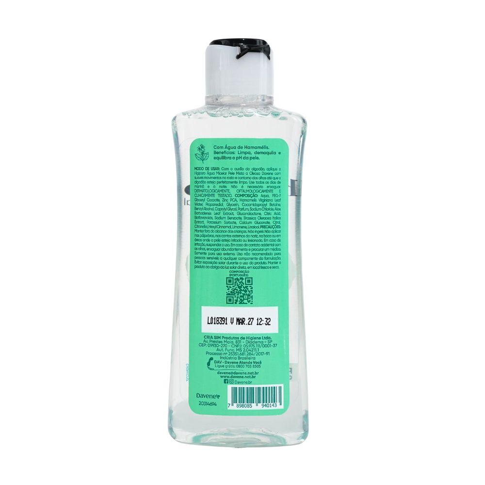 Tônico Higiporo Pele Mista e Oleosa Davene 130ml
