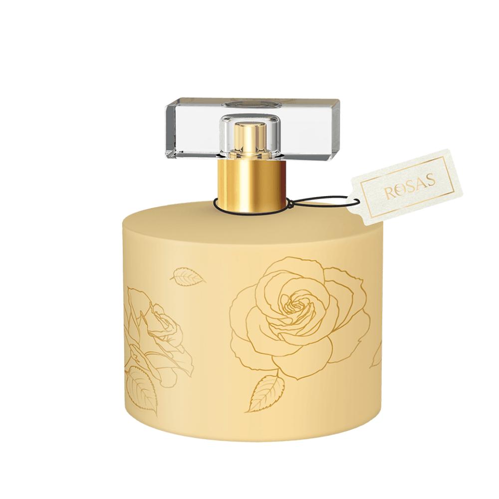 Kit Summer Blooming Rosas Amarelas Davene Colônia 100ml + Óleo Corporal 200ml + Sabonete Vegetal 170g