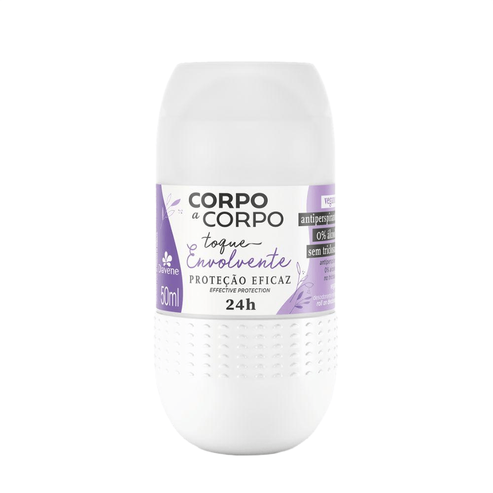 Desodorante Antiperspirante Roll On Envolvente Corpo a Corpo Davene 50ml