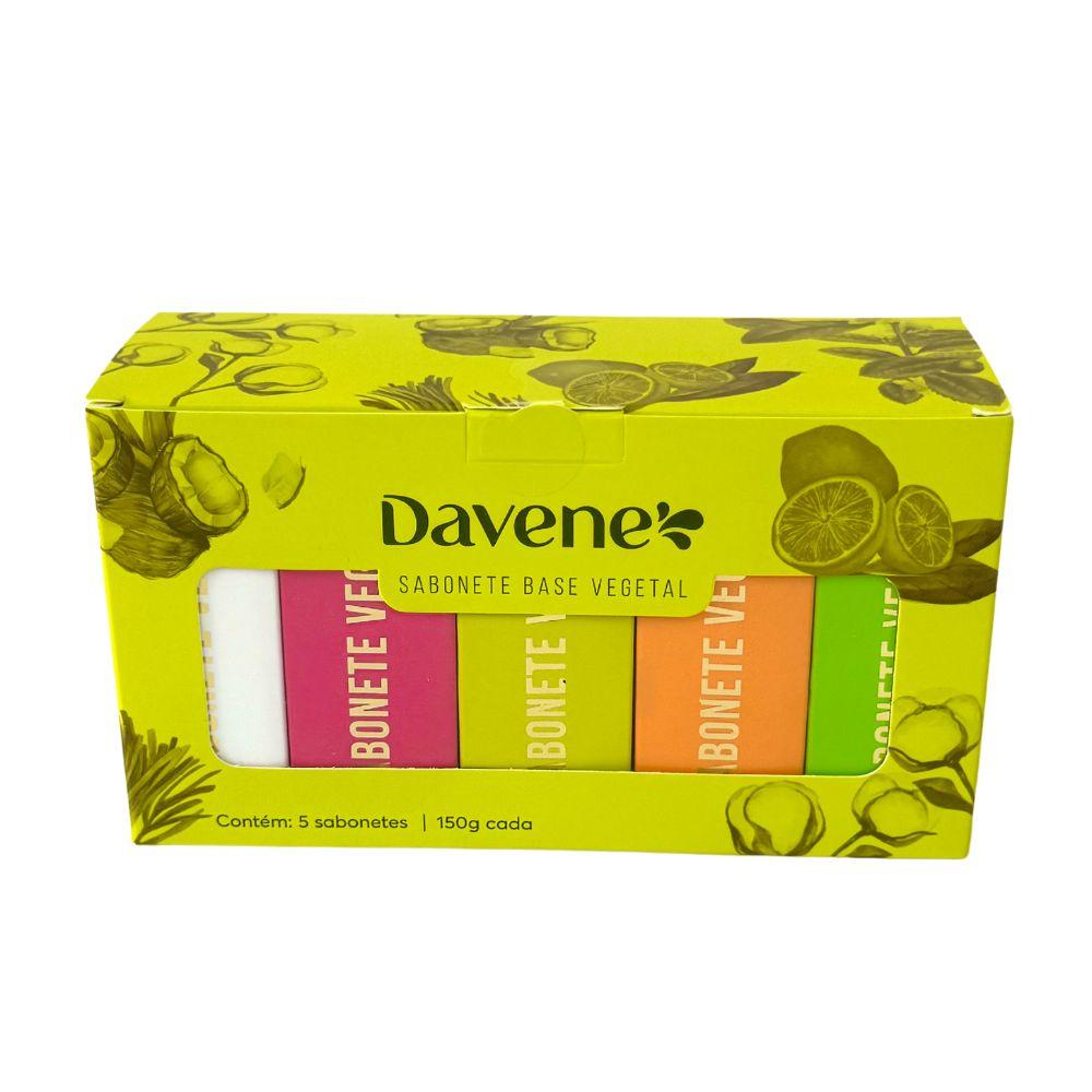 Kit Sabonetes Ingredientes Davene 5 Unidades