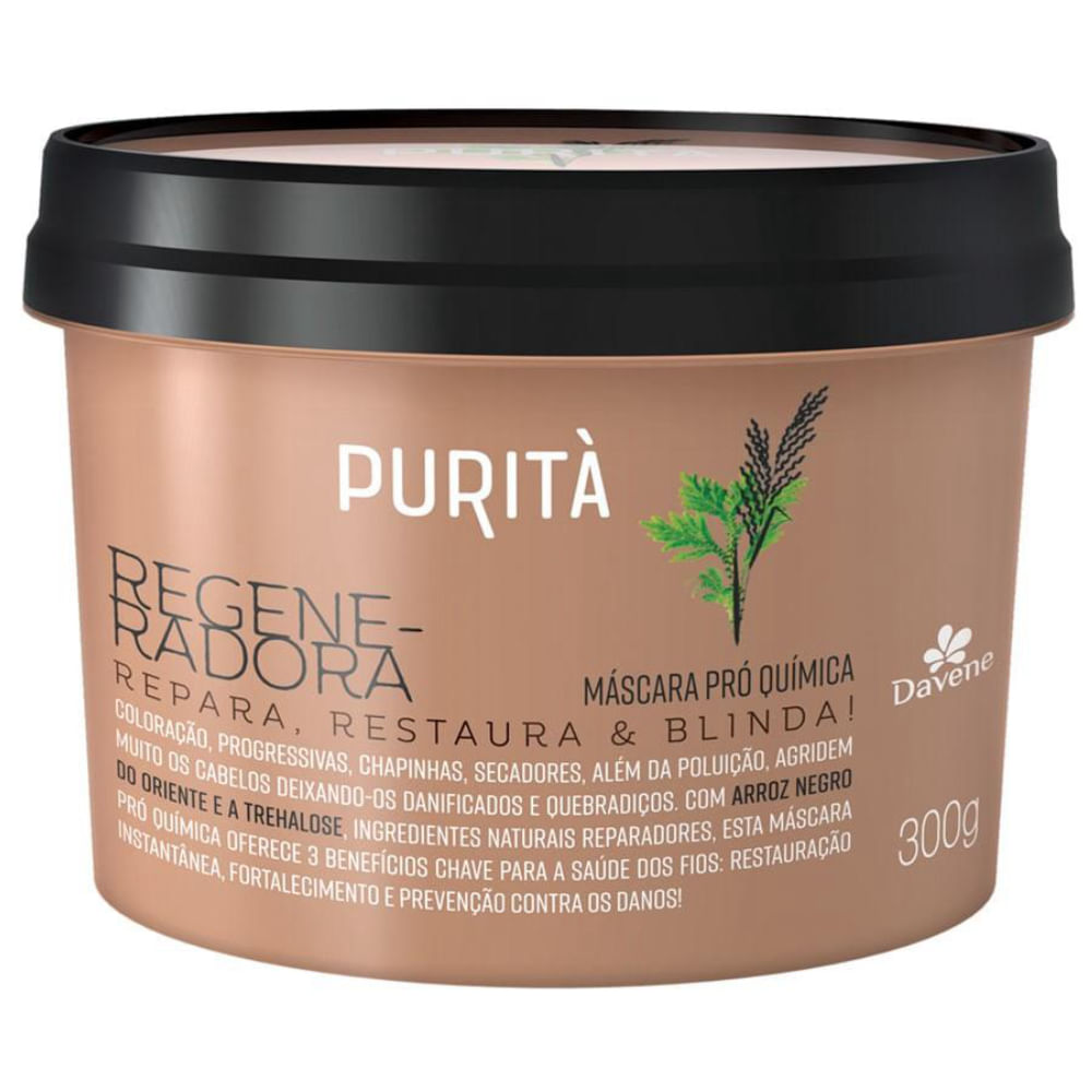 Máscara Pró Química Purità Regeneradora Davene 300g