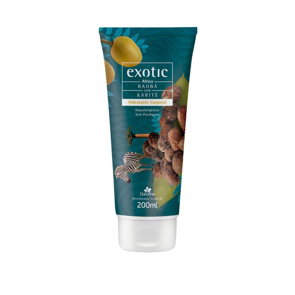 Hidratante Corporal Exotic África Davene 200ml