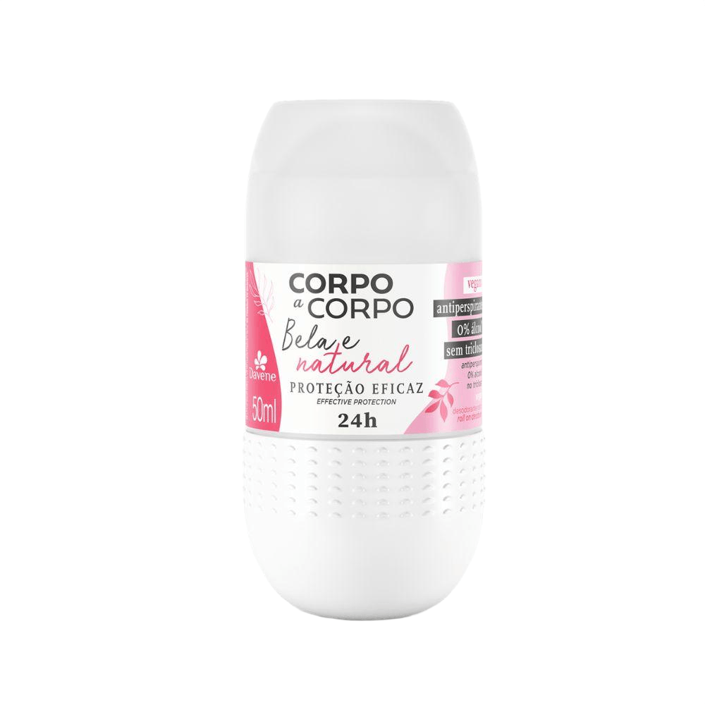Desodorante Antiperspirante Roll On Natural Corpo A Corpo Davene 50ml