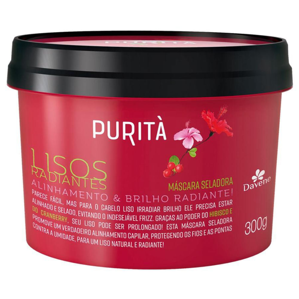 Máscara Seladora Purità Lisos Radiantes Davene 300g
