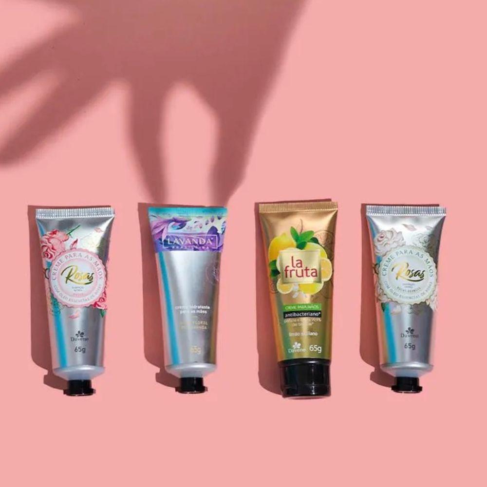 Creme de Mãos Rosas Amarelas Davene 65g