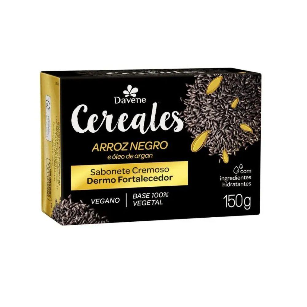 Sabonete Vegetal em Barra Cereais Dermo Fortalecedor Davene 150g 2 Unidades
