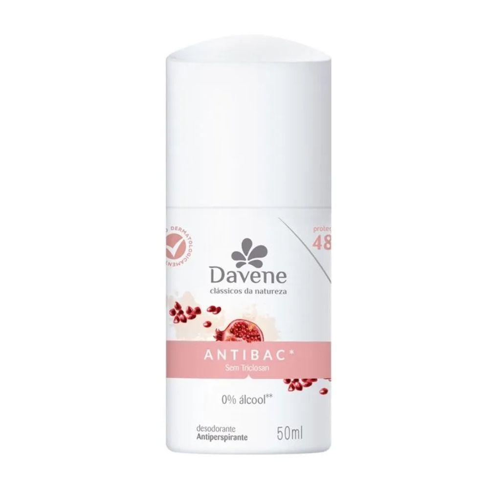 Desodorante Antiperspirante Roll-On Clássicos Da Natureza Antibac Davene 50ml