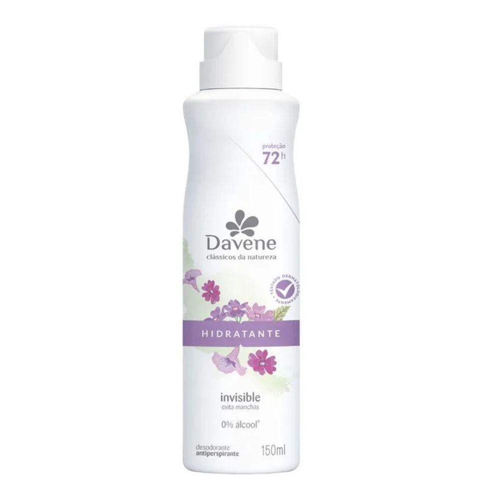 Desodorante Antiperspirante Aerossol Clássicos Da Natureza Davene 150ml