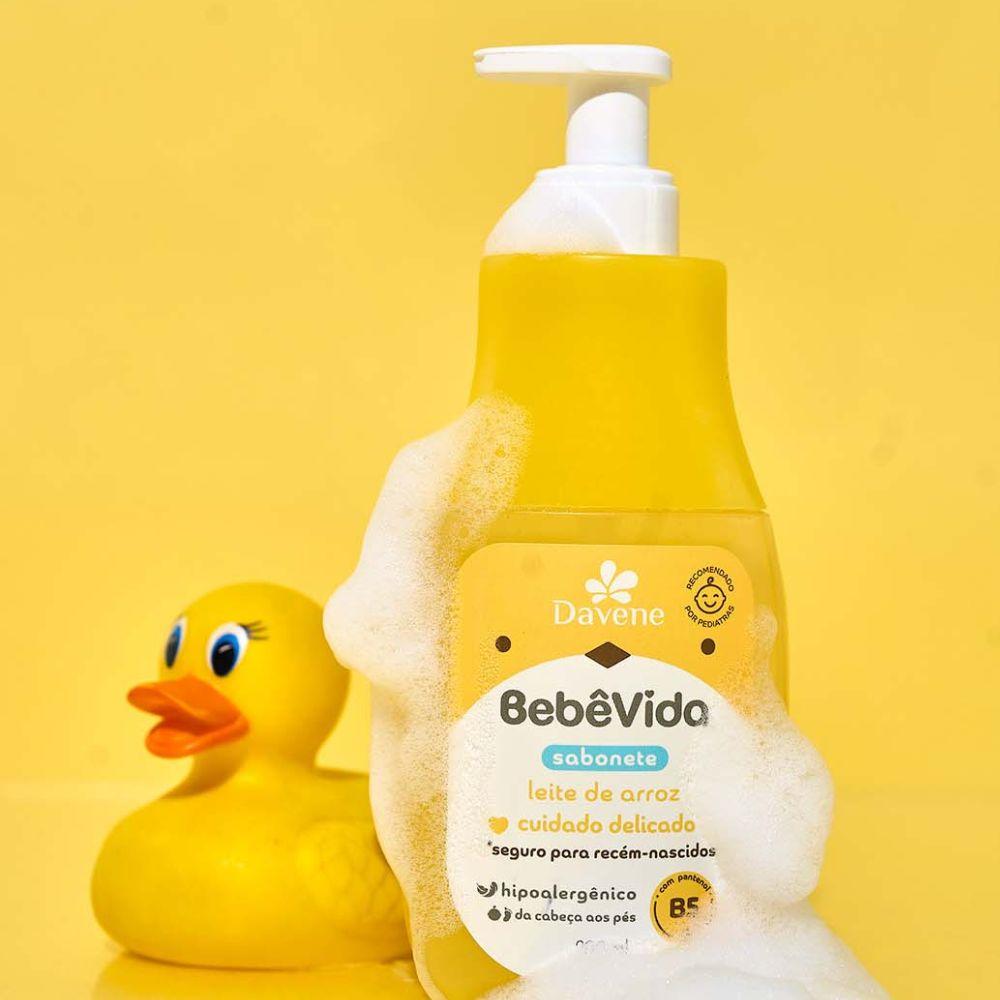 Sabonete Líquido Bebê Vida Leite de Arroz Davene 200ml