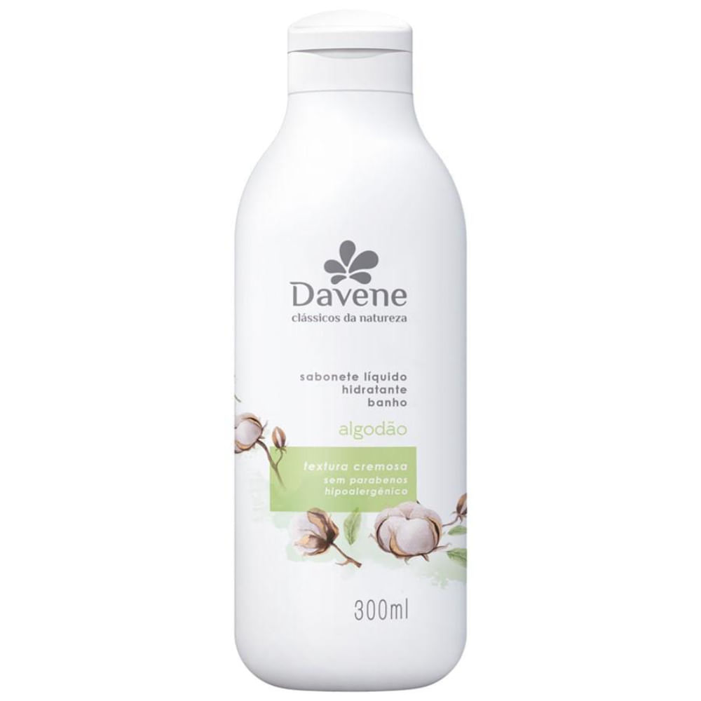 Sabonete Líquido Clássicos Da Natureza Algodão Davene 300ml