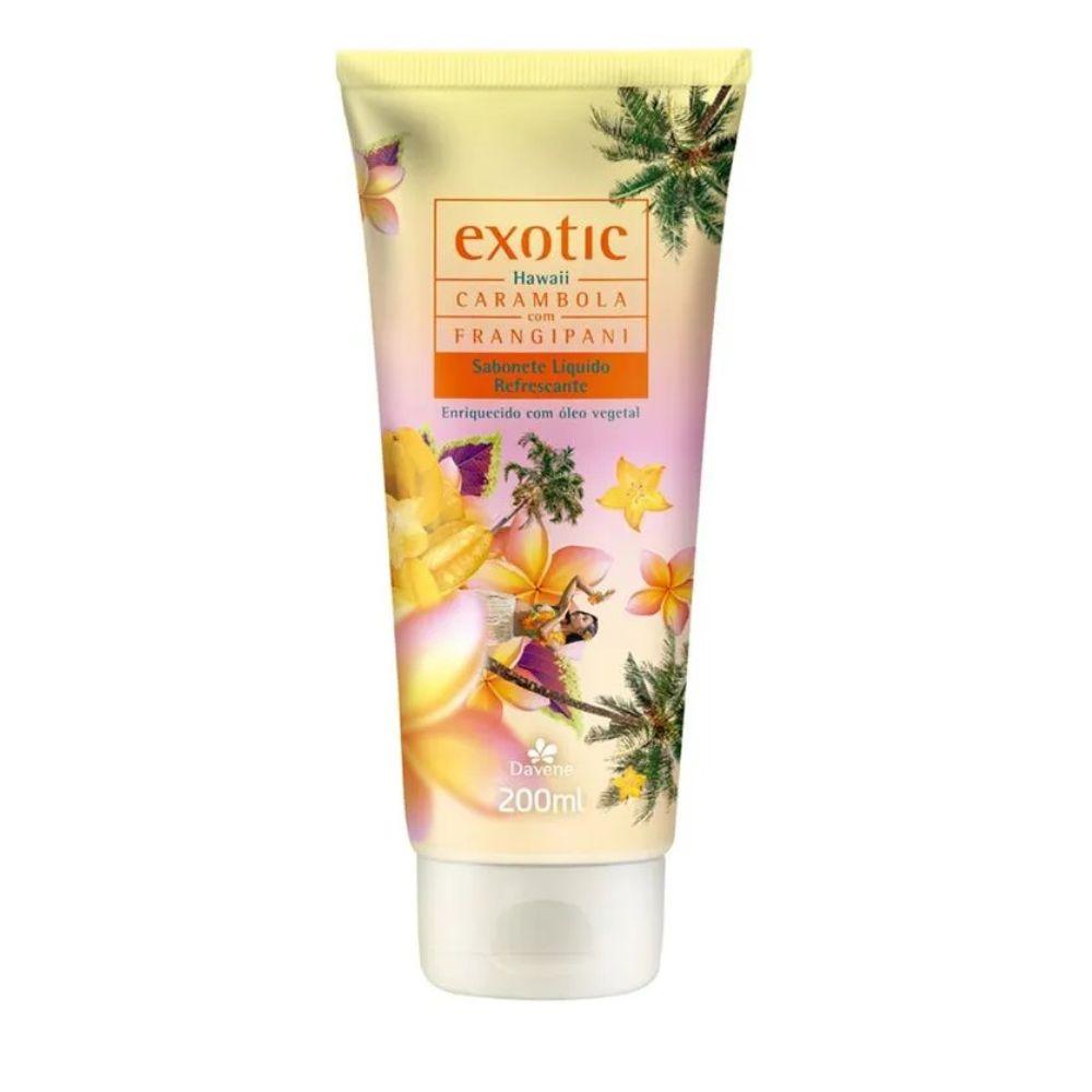 Sabonete Líquido Corporal Exotic Hawaii Davene 200ml