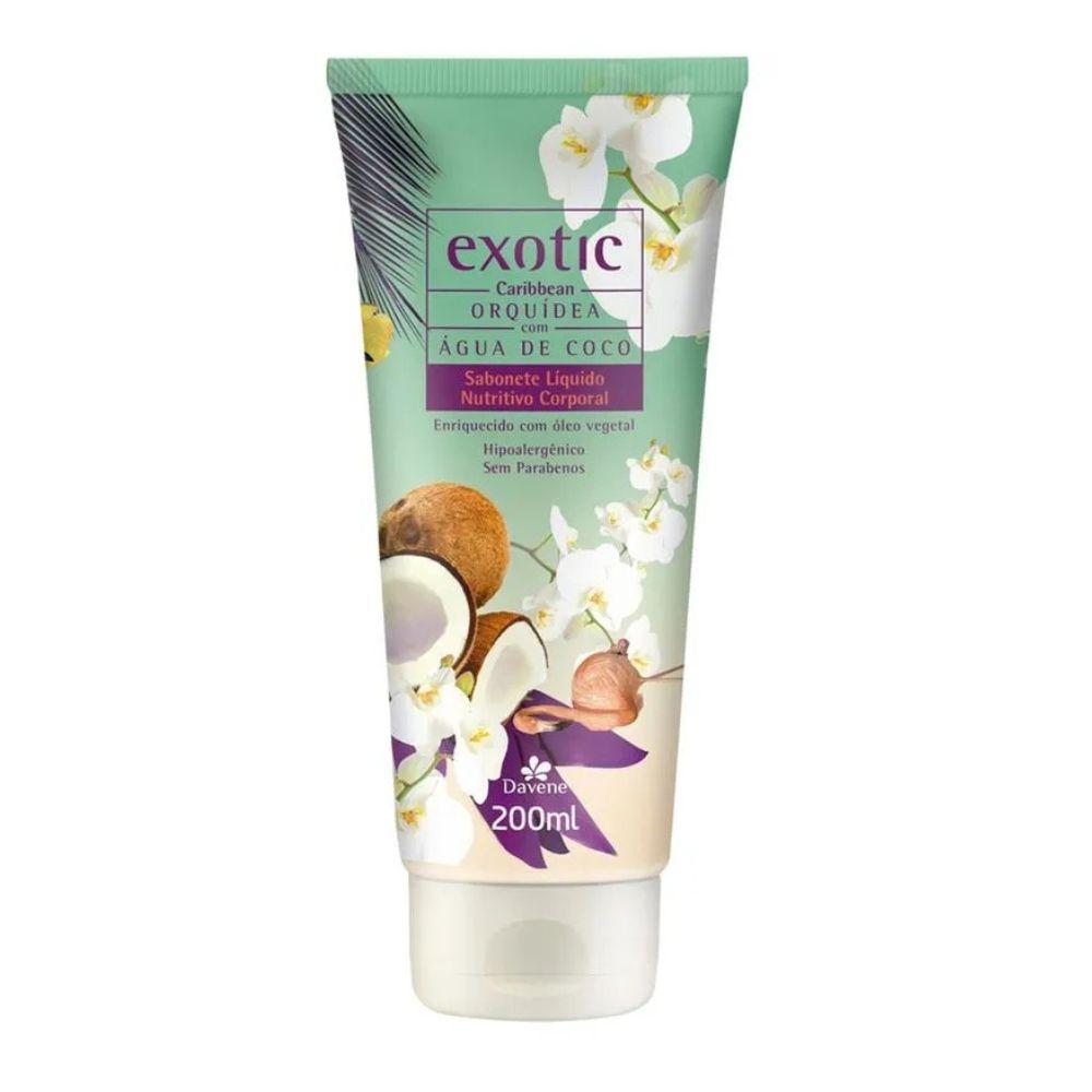 Sabonete Líquido Corporal Exotic Caribbean Davene 200ml