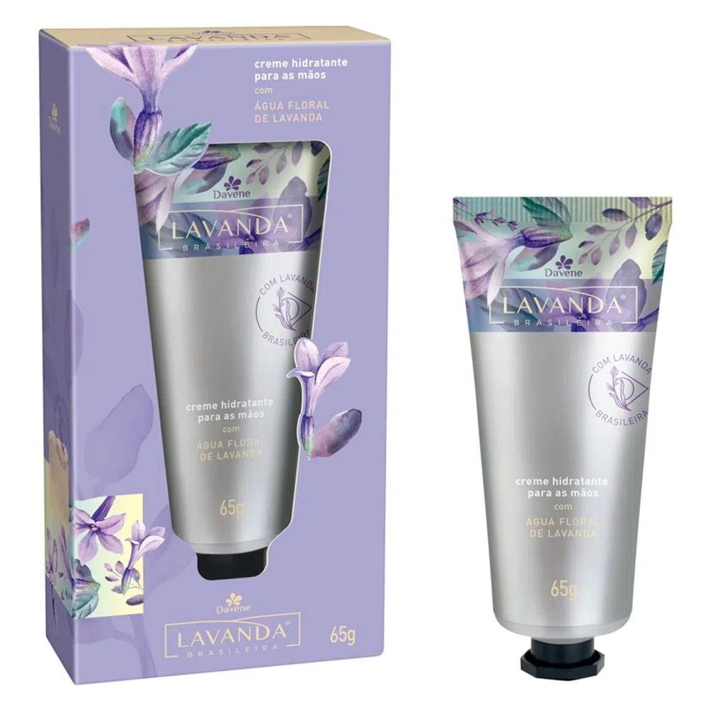 Creme para Mãos Brasileira Lavanda Davene 65g