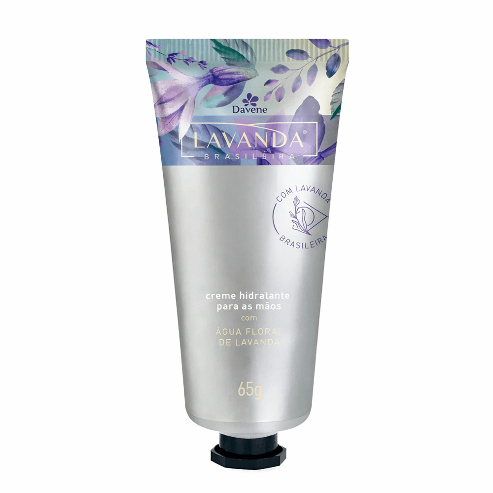 Creme Para Mãos Brasileira Lavanda Davene 65g