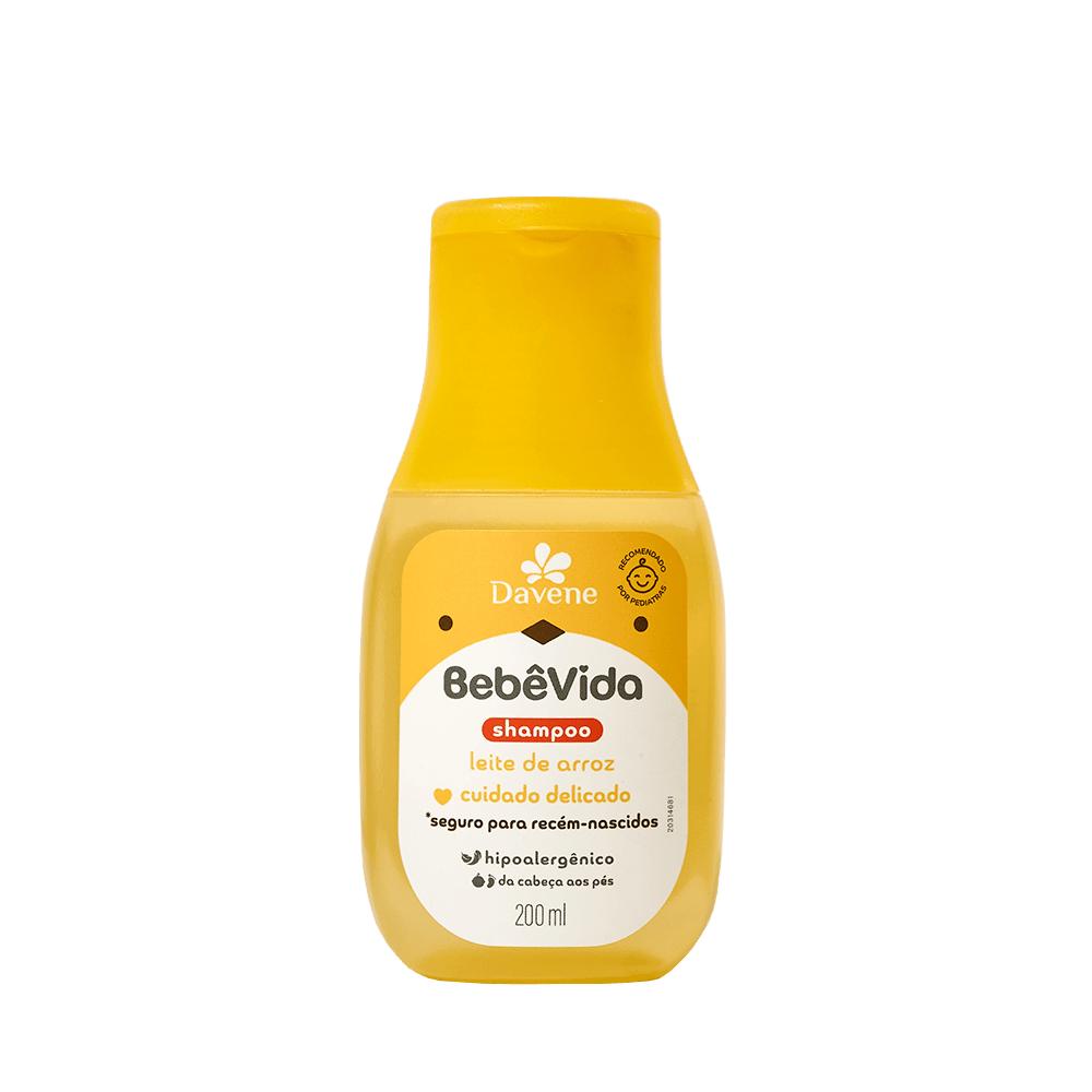 Shampoo Bebê Vida Leite De Arroz Davene 200ml
