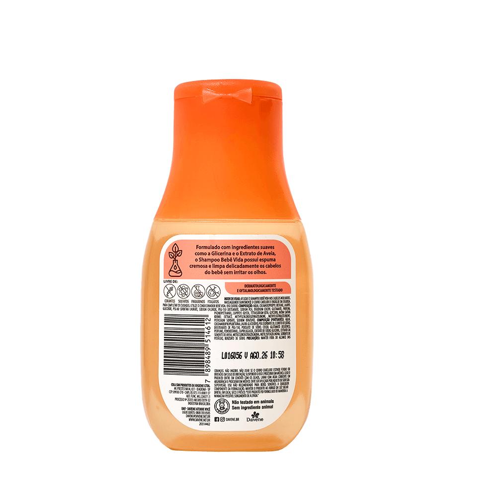 Shampoo Bebê Vida Extrato de Aveia Davene 200ml