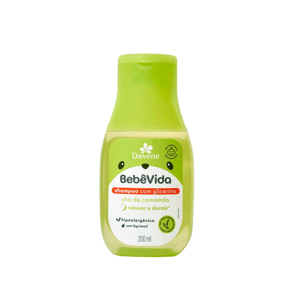 Shampoo Bebê Vida Chá de Camomila Davene 200ml