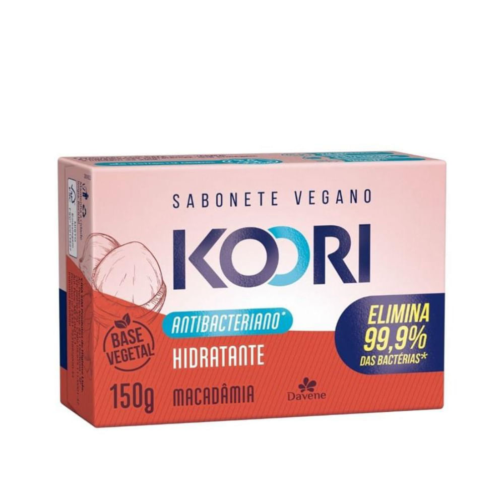 Sabonete Vegetal Em Barra Hidratante Koori Antibac Davene 150g