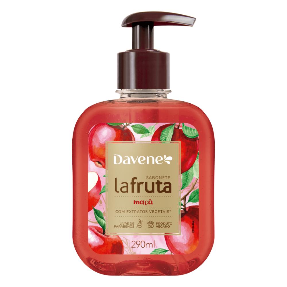 Sabonete Líquido La Fruta Maçã Davene 290ml