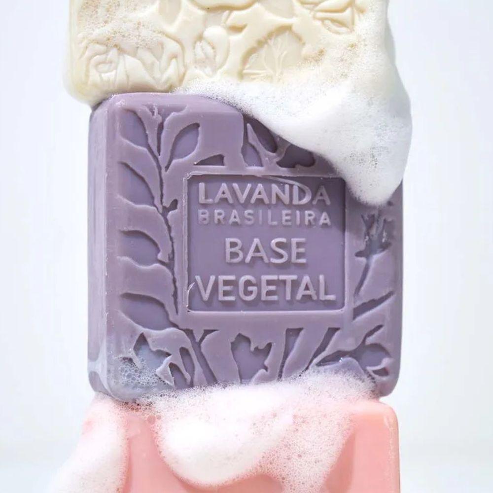Sabonete Vegetal em Barra Lavanda Brasileira Davane 170g