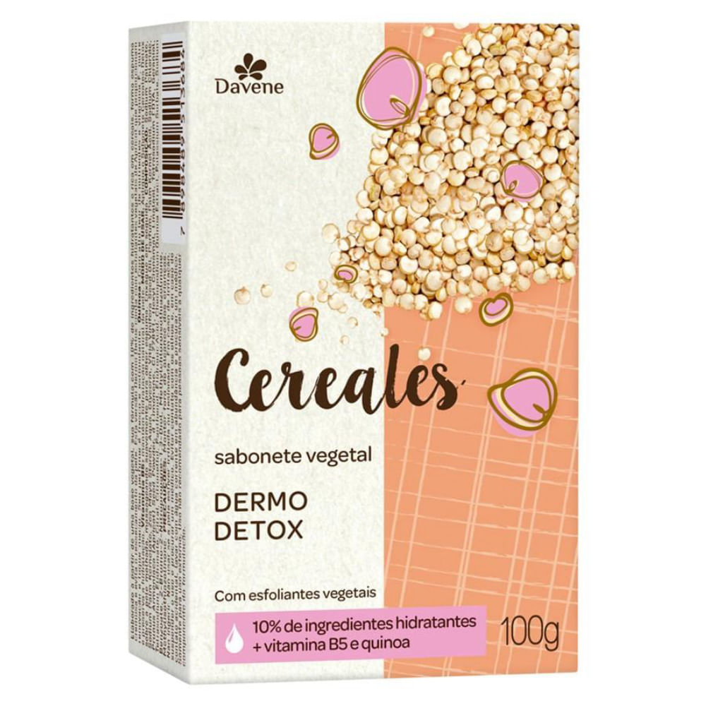 Sabonete Vegetal Em Barra Cereales Detox Davane 100g