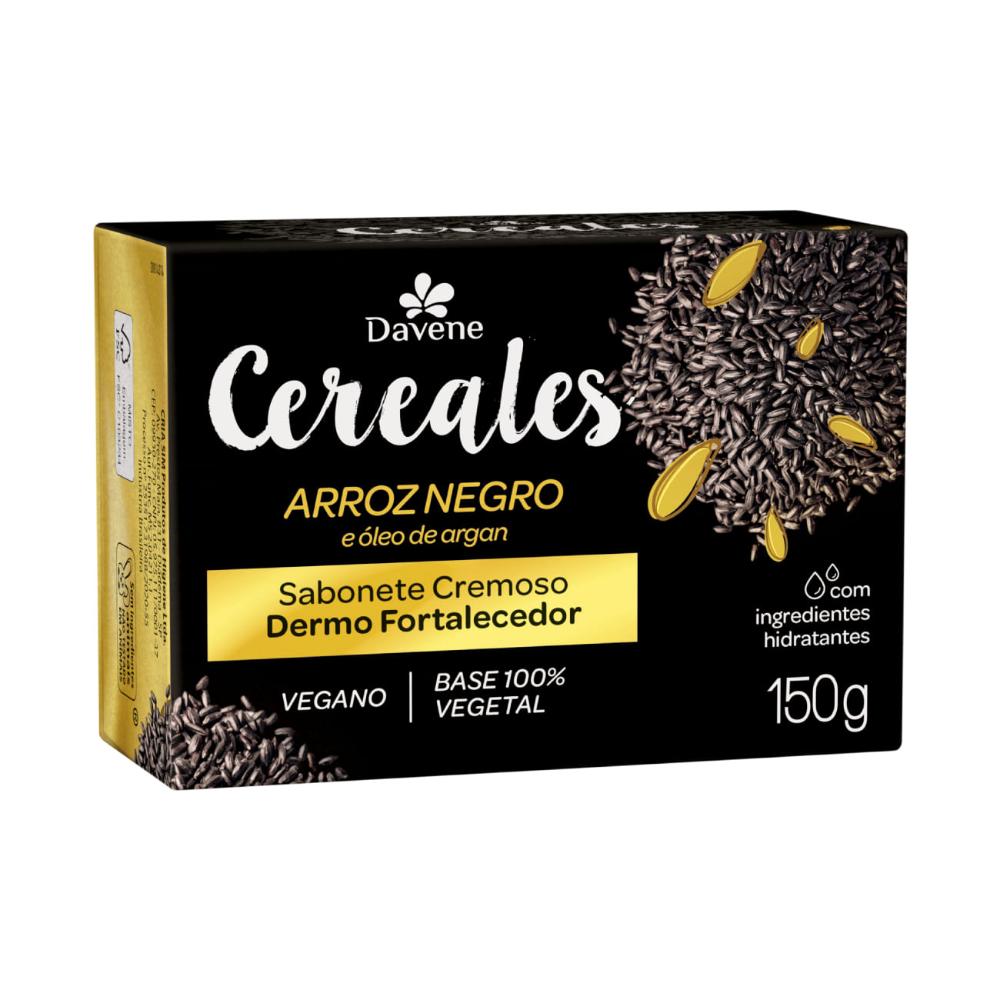 Sabonete Vegetal Em Barra Cereales Fortalecedor Davene 150g