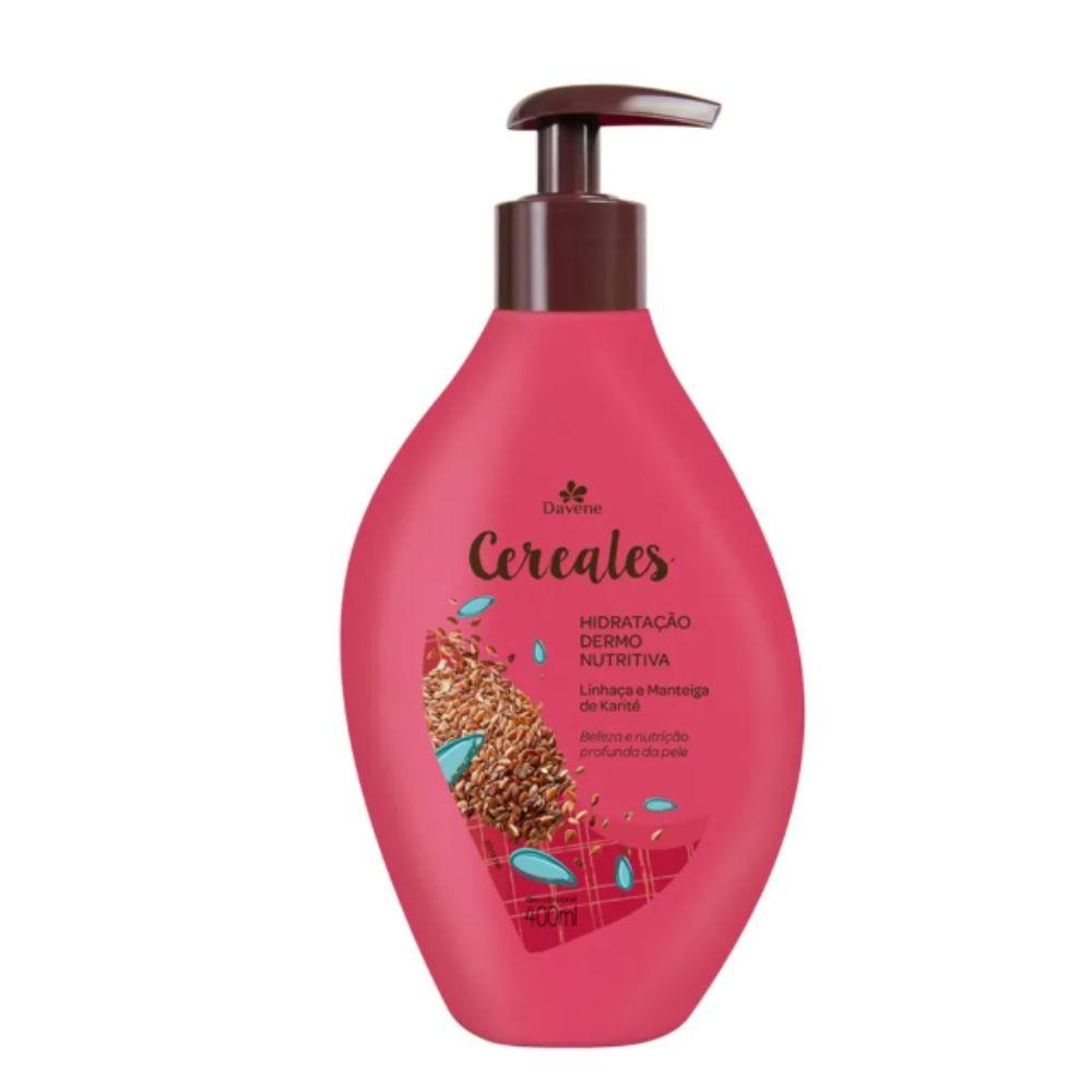 Hidratante Corporal Cereales Linhaça e Manteiga de Karité Davene 400ml