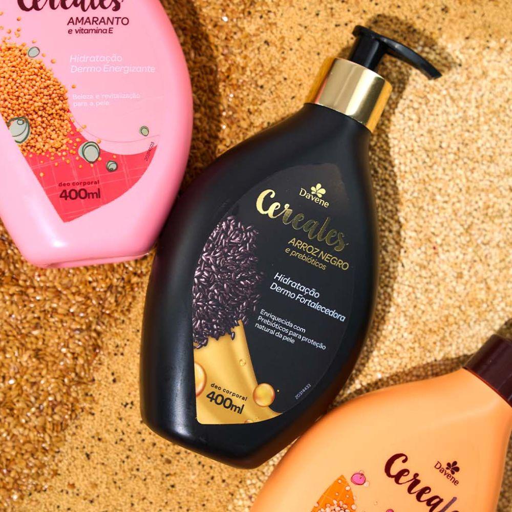 Hidratante Corporal Cereales Linhaça e Manteiga de Karité Davene 400ml