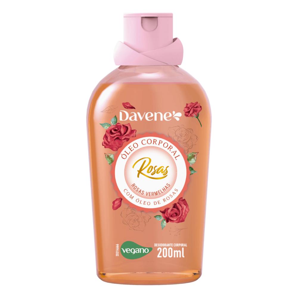 Óleo Corporal Sublime Rosas Vermelhas Davene 200ml