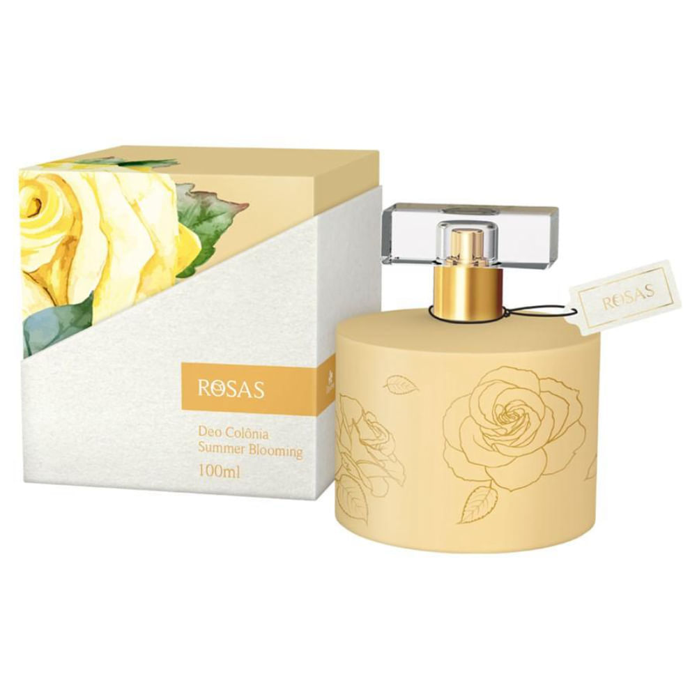 Colônia Rosas Summer Blooming Davene 100ml