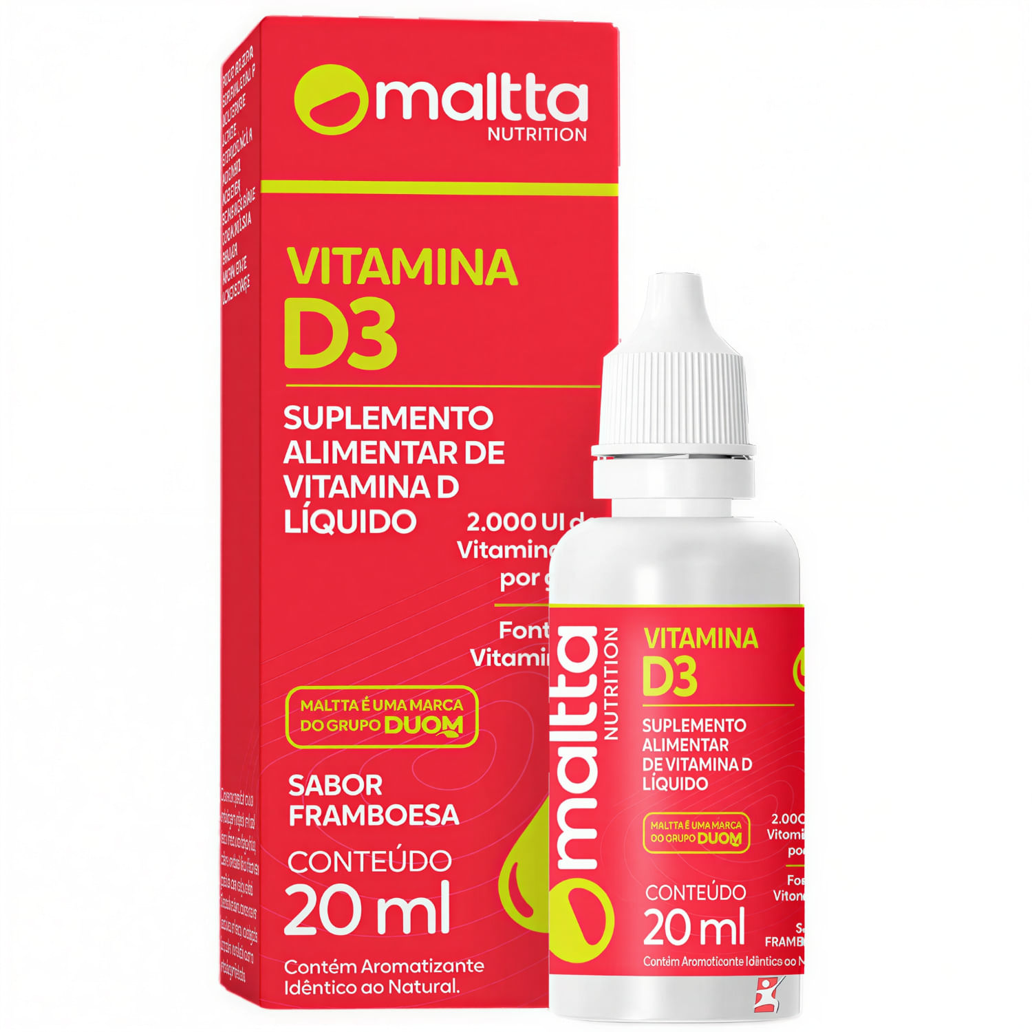 Vitamina D3 Concentrada Colecalciferol Maltta Nutrition 2000ui Por Gota 570 Doses 20ml