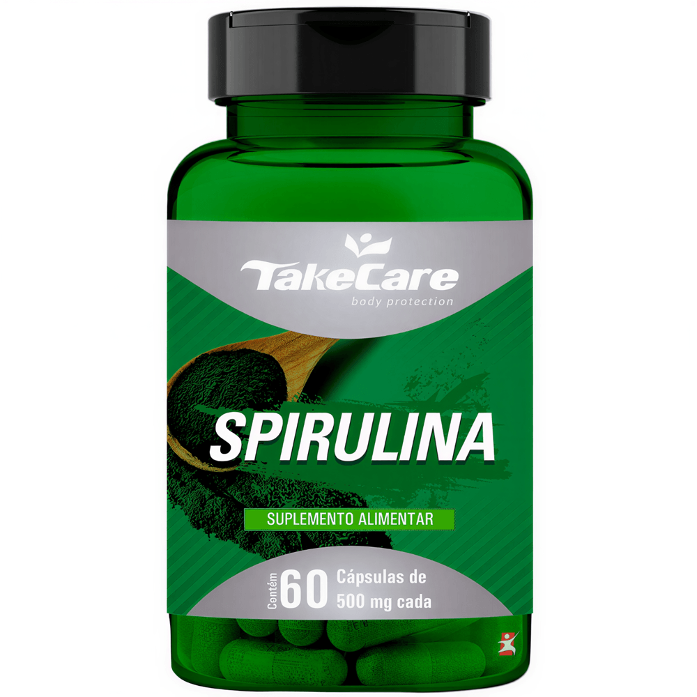 Spirulina Take Care 500mg 60 Cápsulas