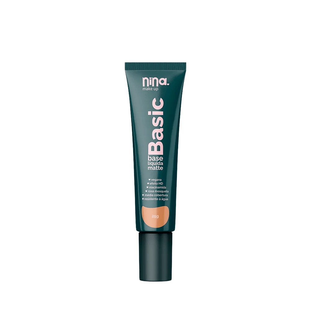 Base Liquida Basic Cor 03 Nina Makeup 25g