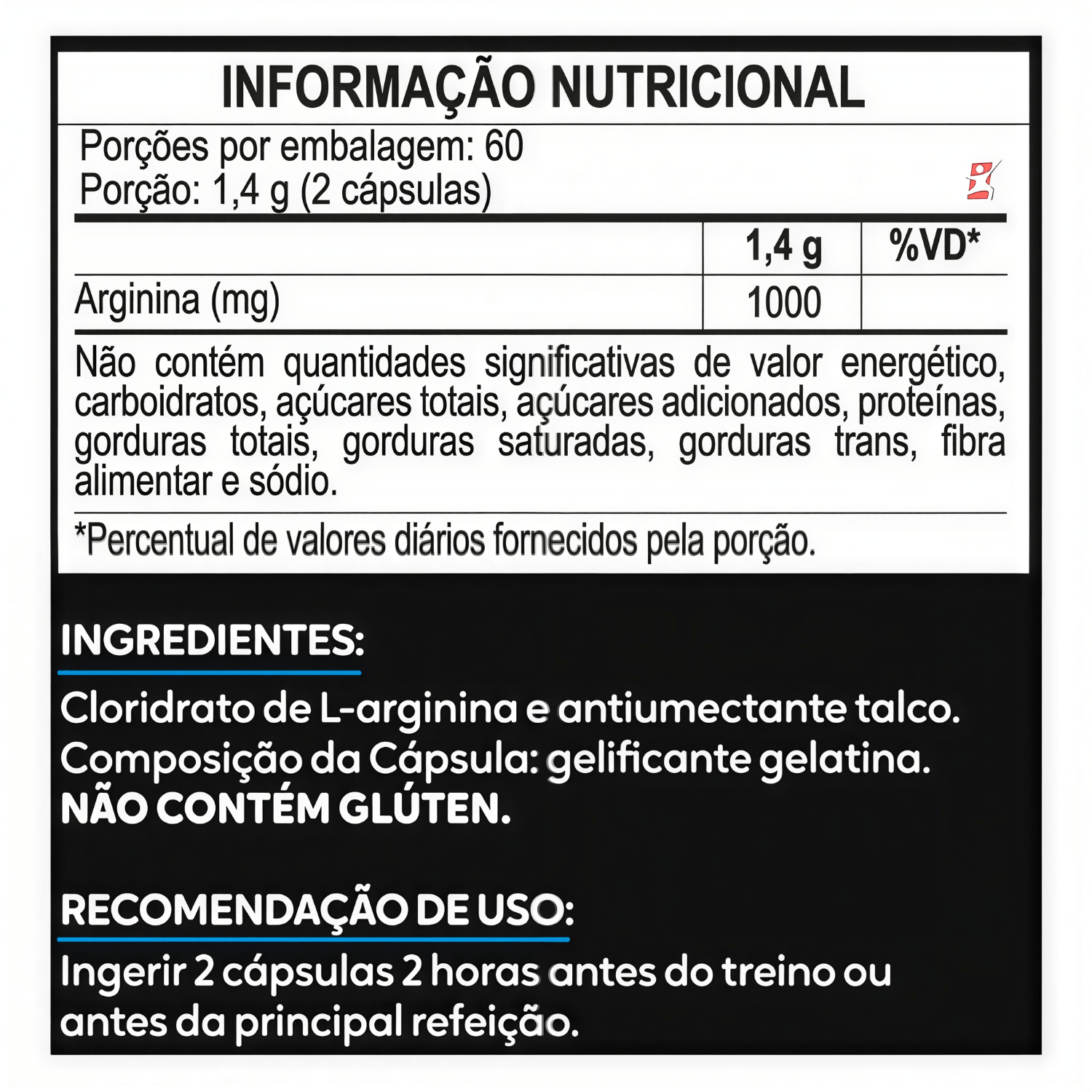 Kit 3 Arginina L-arginina Pura E Concentrada Maltta Nutrition 120 Cápsulas