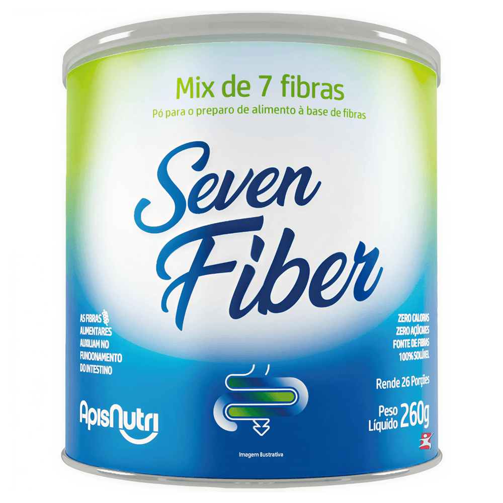 Seven Fiber Mix De 7 Fibras Em Pó Apisnutri 260g