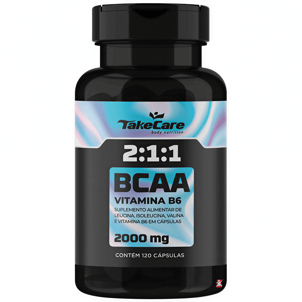 Bcaa + Vitamina B6 Take Care 120 Cápsulas